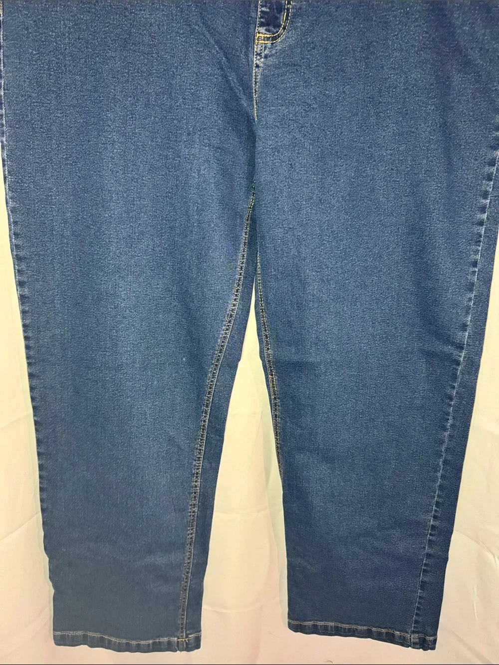 Duke Haband Classic Jeans Mens 42m Straight Leg Blue Denim Pants